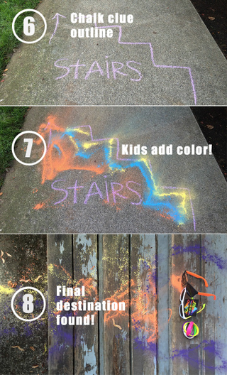 Illustration for article titled Color Powder Scavenger Hunt And Backyard Color War